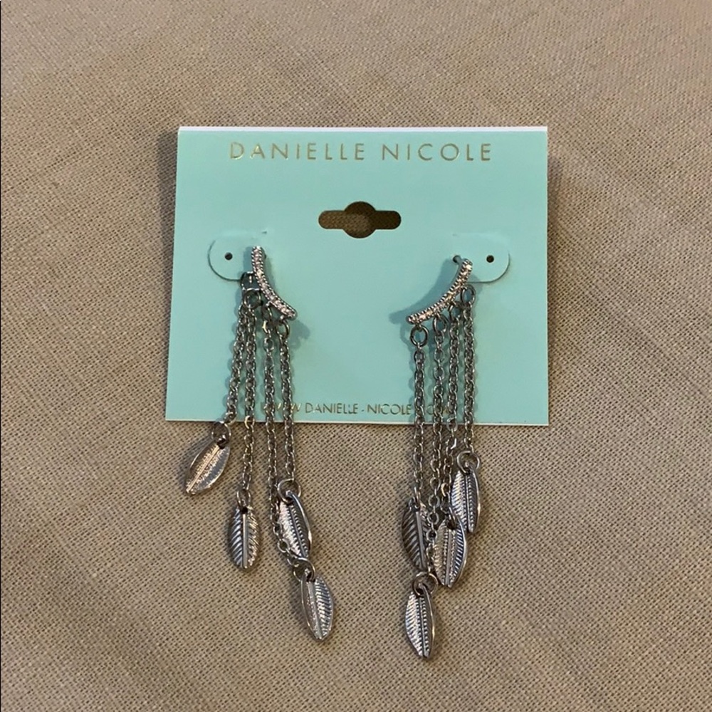 Danielle Nicole feather earrings
